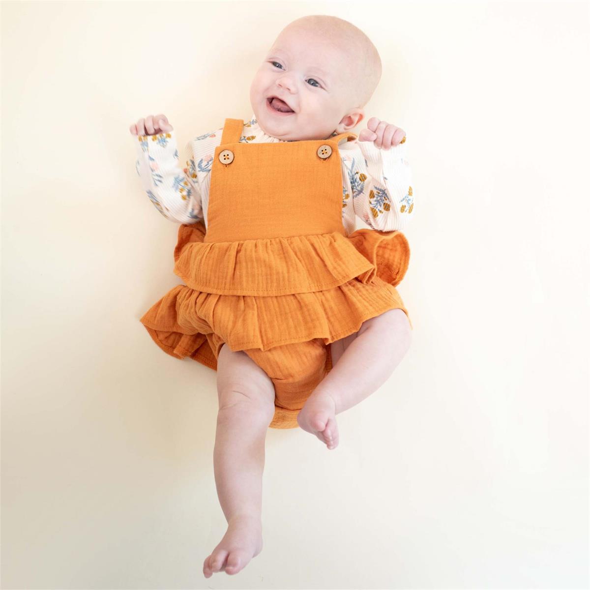 Autumn Marigold Bubble & Shirt Set