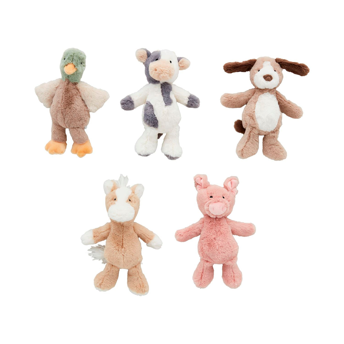 Farm Rattle Bat Farm Plush Rattle Pals – Emma Downtown