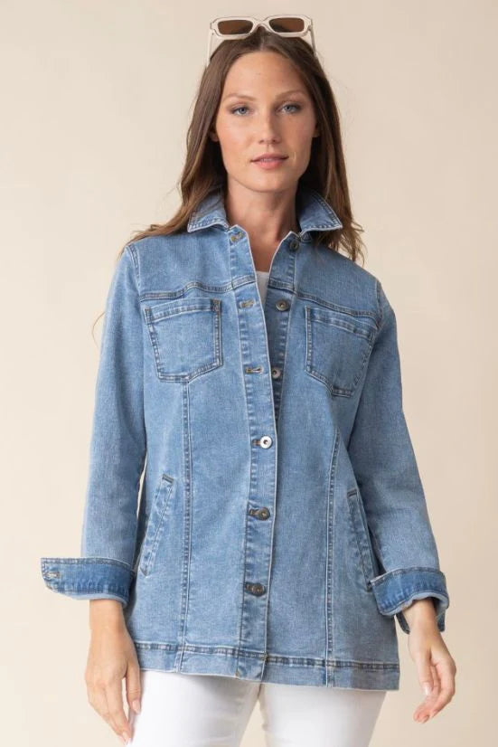 Habitat Stretch Denim Boyfriend Jacket