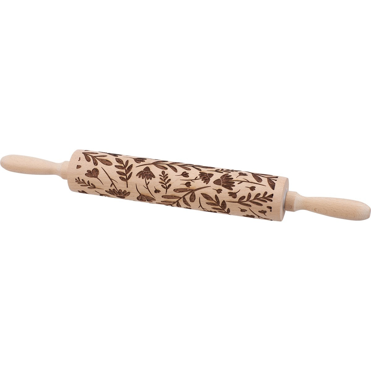 Floral Embossed Rolling Pin