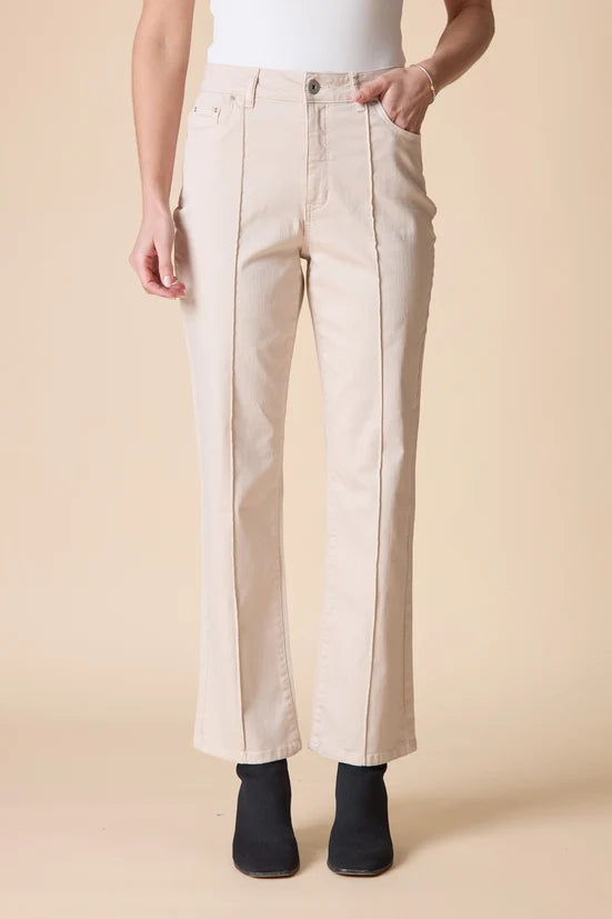 Habitat Seamed Ankle Flare Stretch Denim Jean