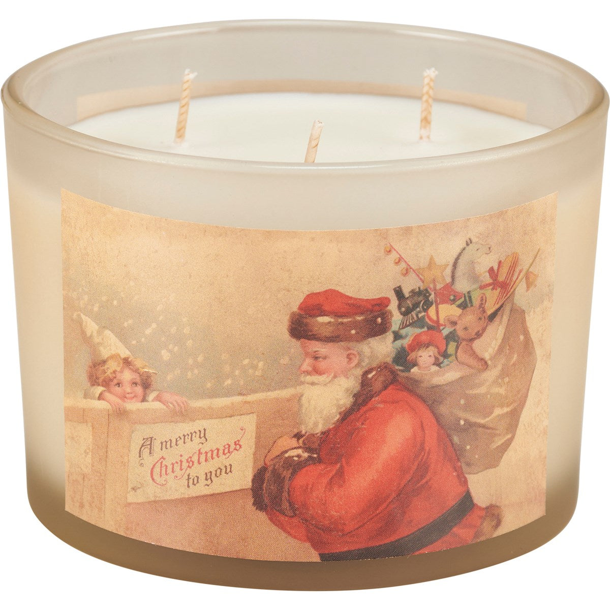 Vintage Santas Candles