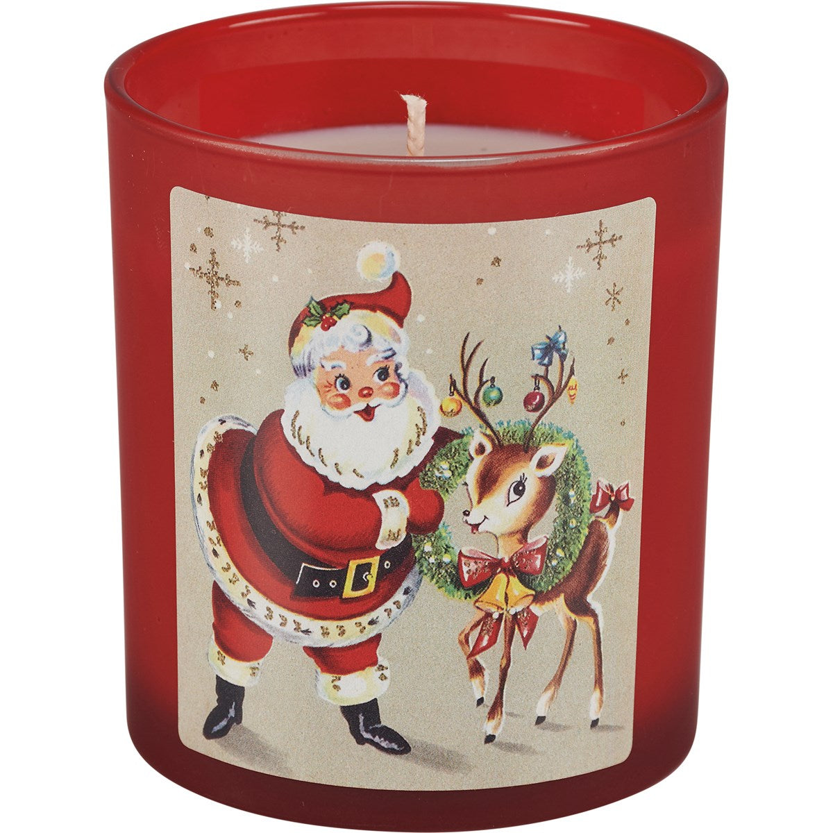 Santa's Reindeer Candles