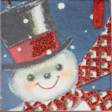 Retro Snowmen Ornaments