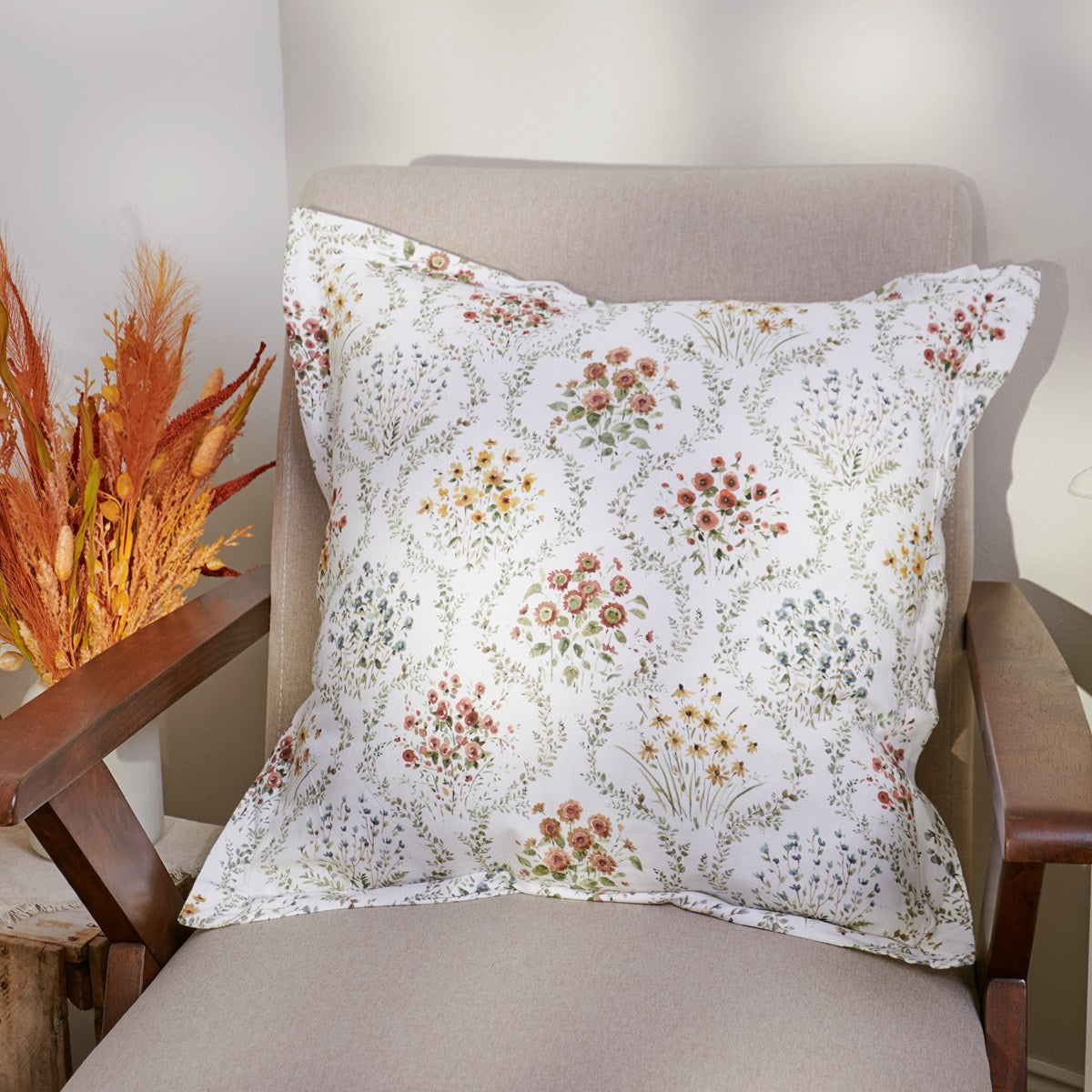 Fall Wildflowers Pillow