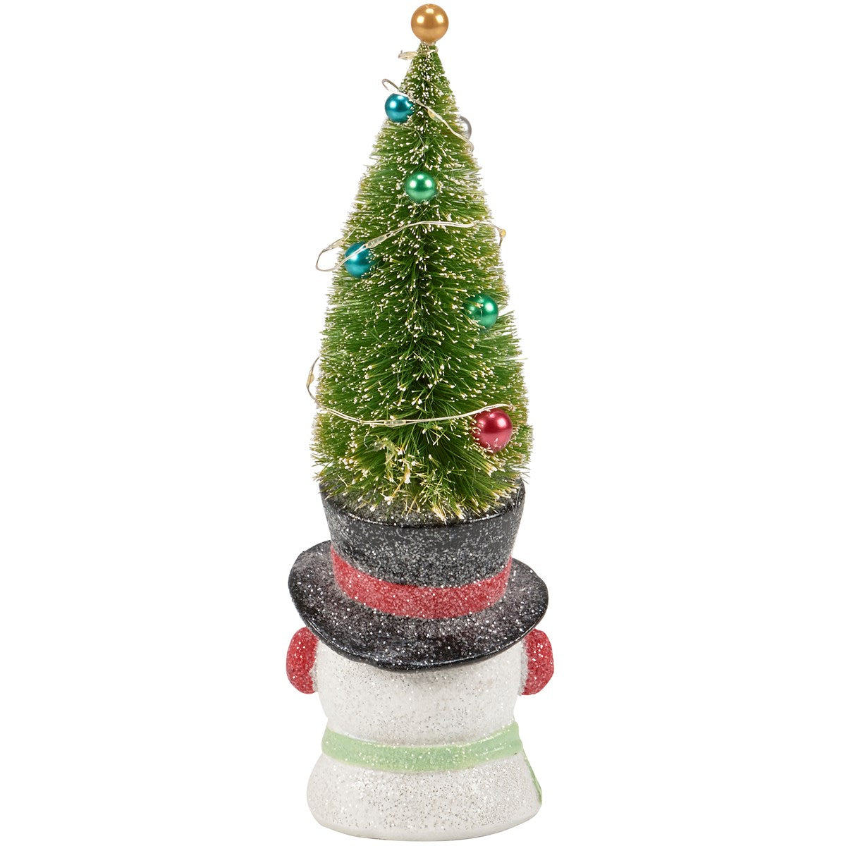 Lighted Snowman Tree Figurine