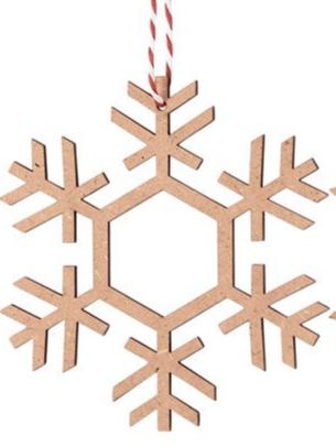 Laser Cut Snow Ornaments