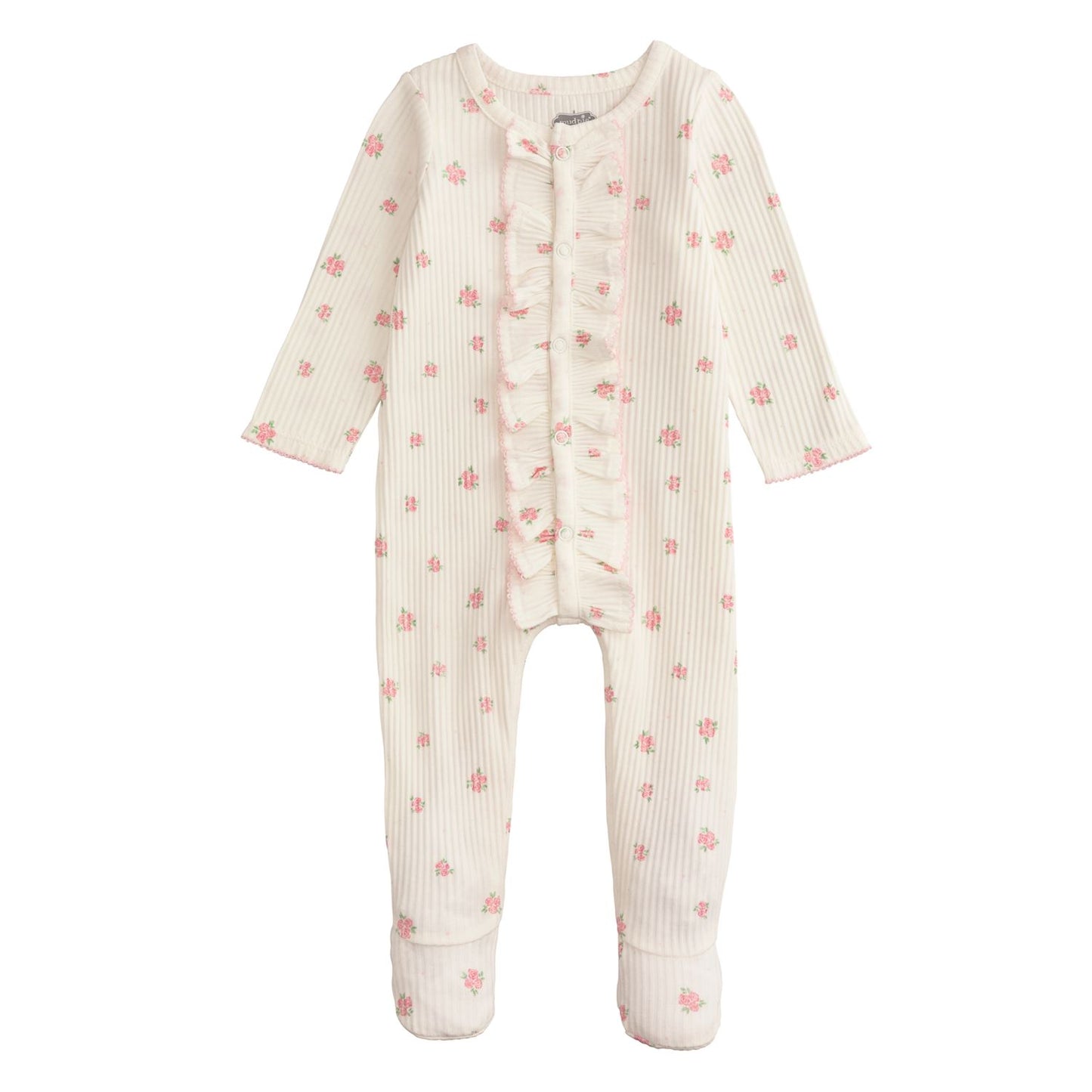 Ribbed Pink Floral Sleeper