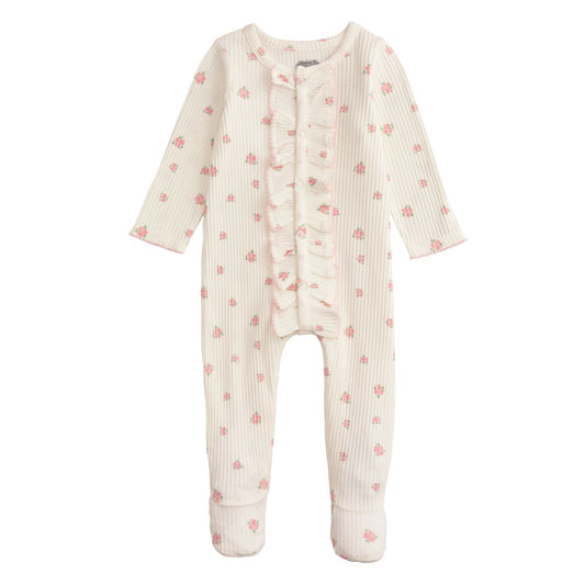 Ribbed Pink Floral Sleeper