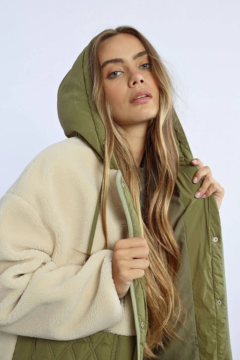 Molly Bracken Faux Sheep Parka