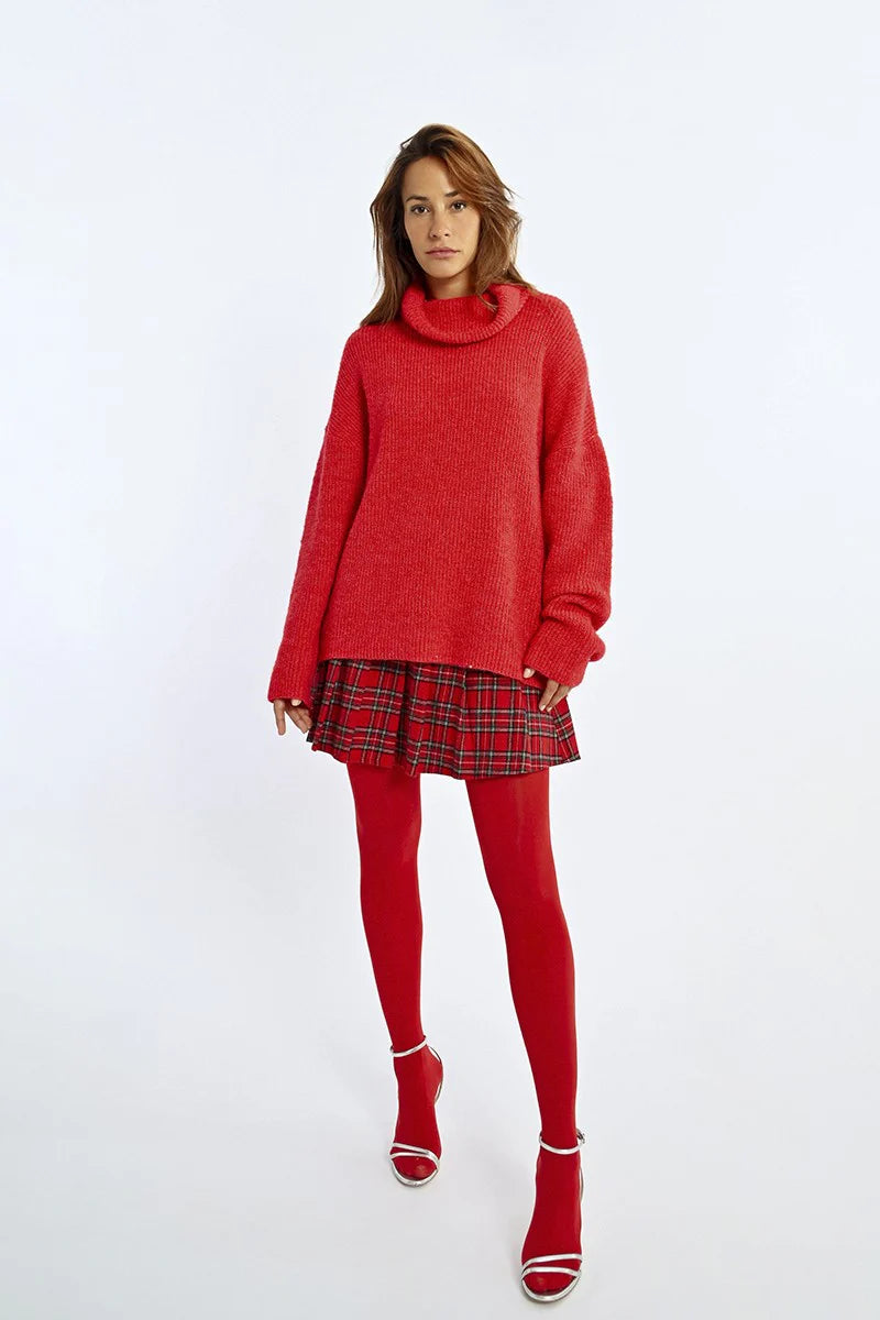 Molly Bracken Long Oversized Turtleneck Sweater