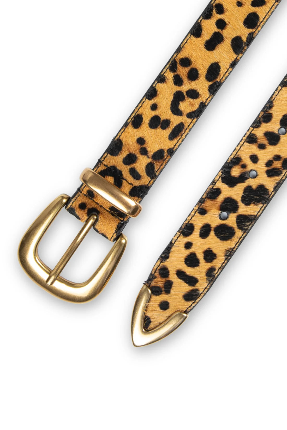 Tribal DAKOTA - 3-Piece Haircalf & Suede Belt Set
