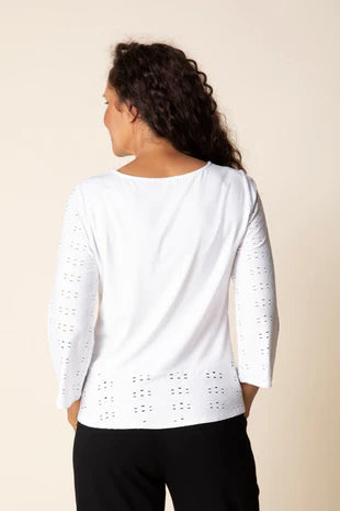 Habitat Eyelet Blooms High Line Top