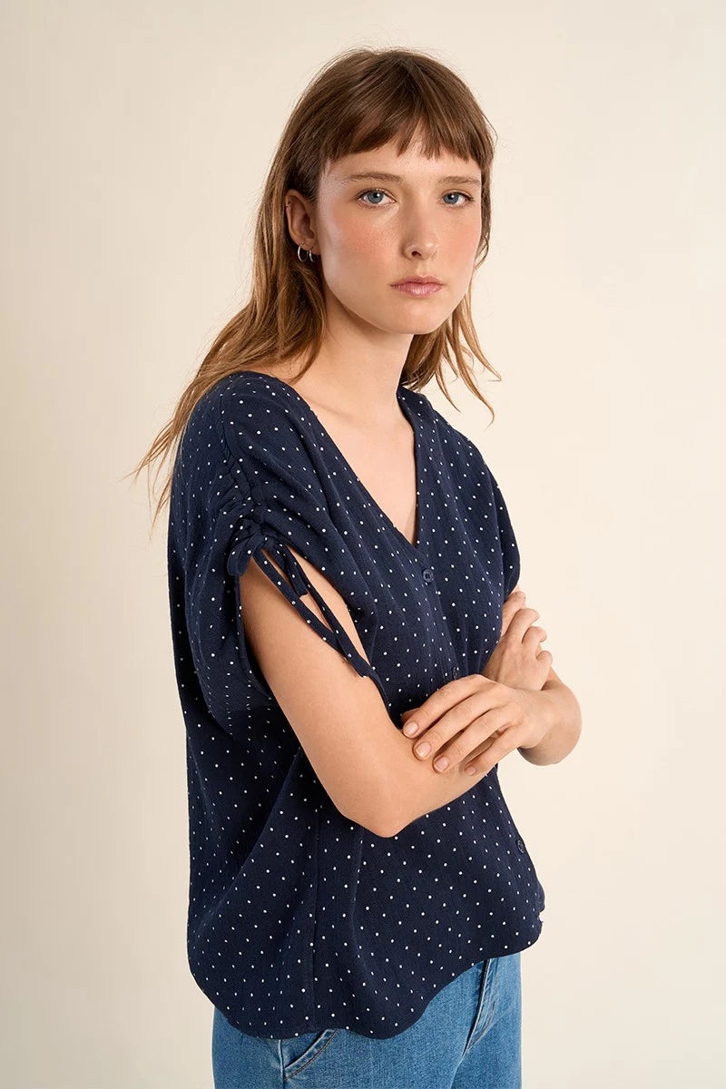 Molly Bracken Polka Dot Blouse