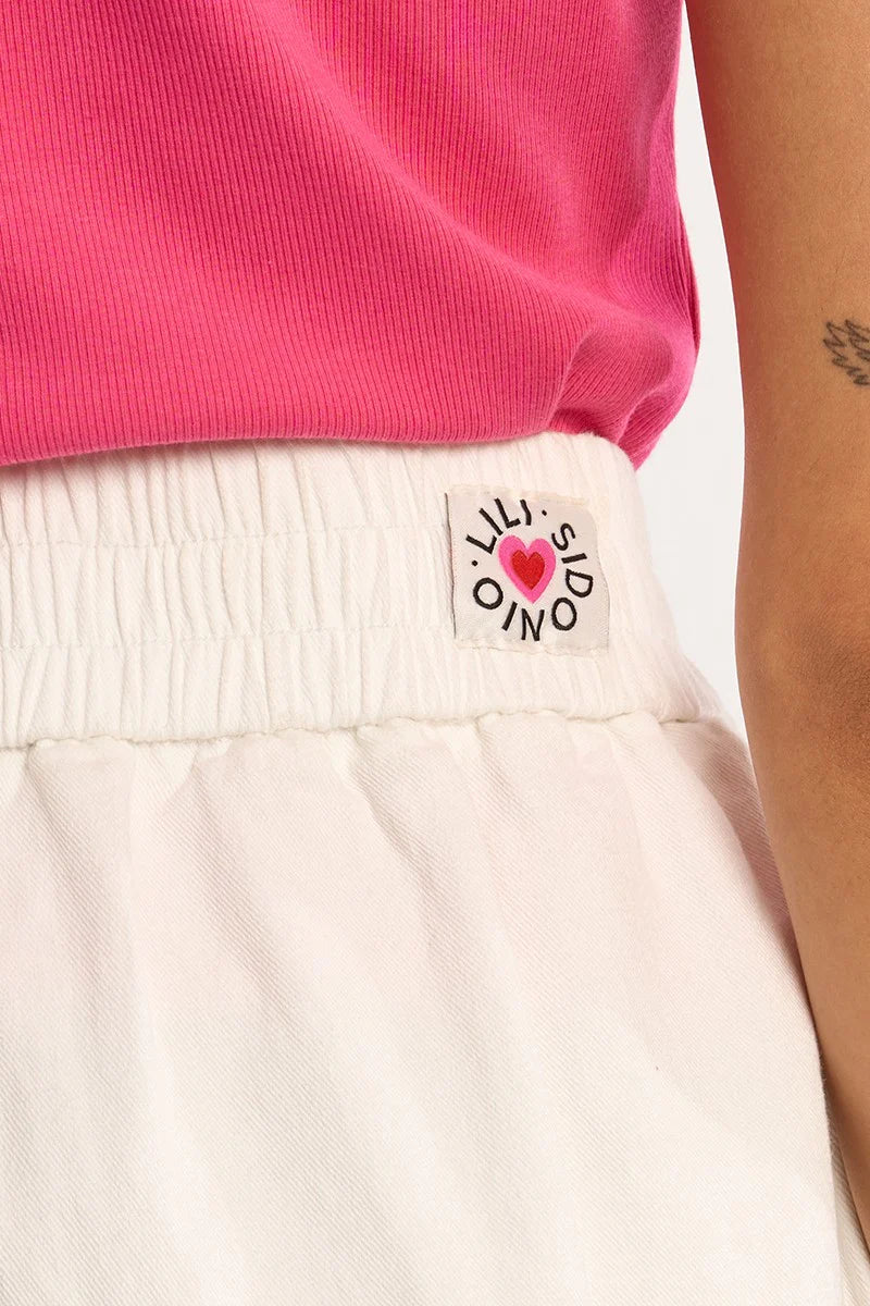 Lili Sidonio High-Waisted Cotton Shorts