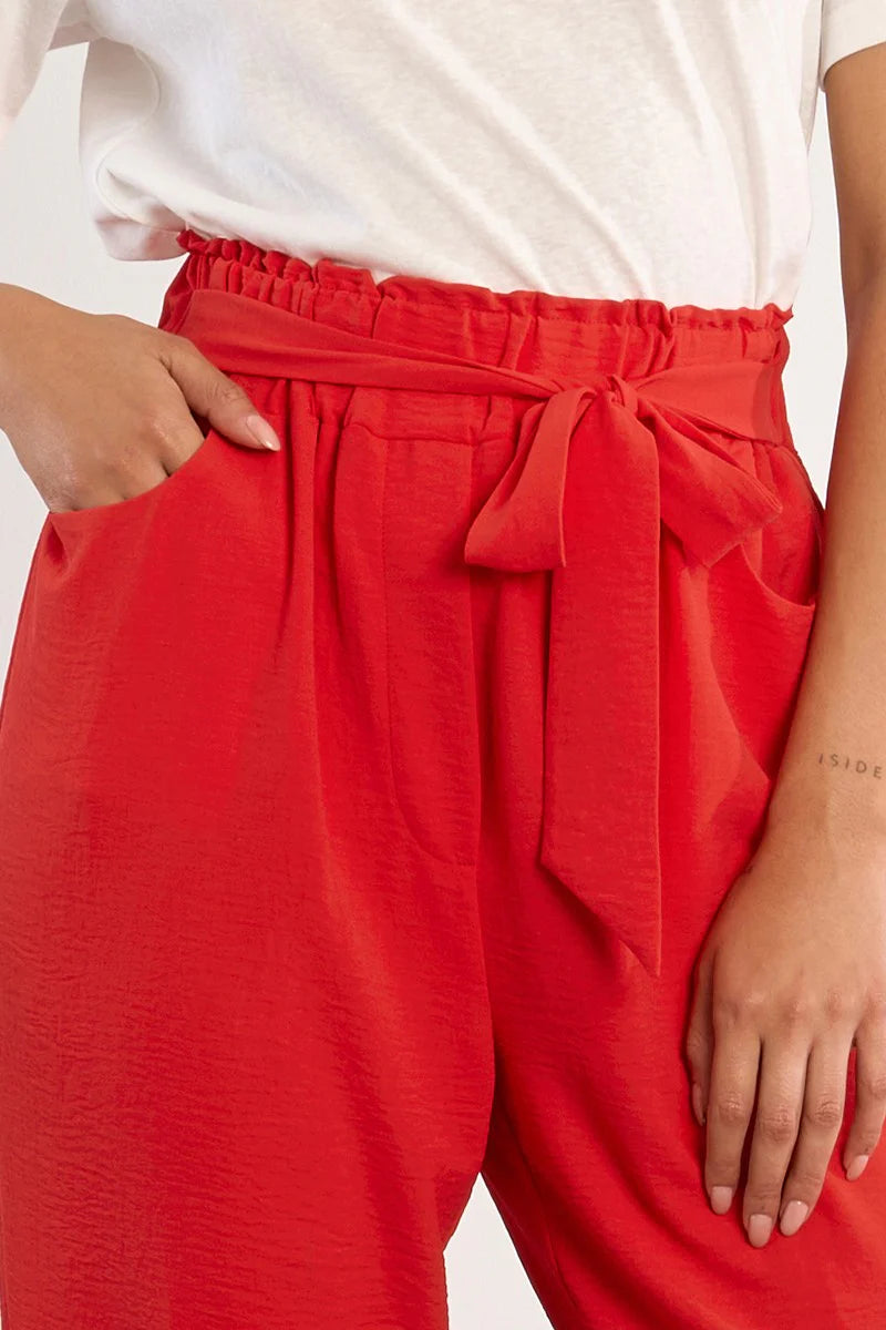 Lili Sidonio Paperbag Waist Trousers