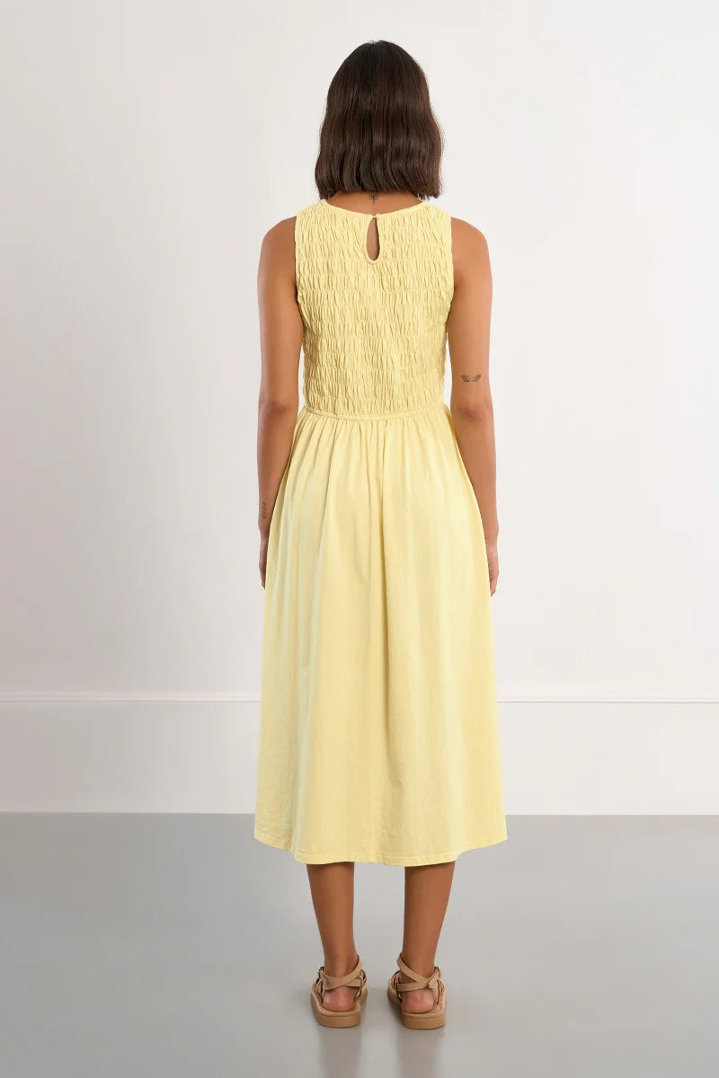 Lili Sidonio Cotton Smocked Dress
