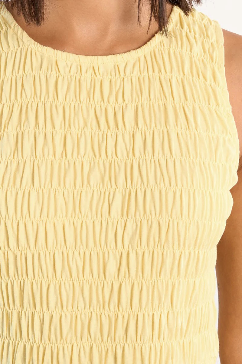 Lili Sidonio Cotton Smocked Dress