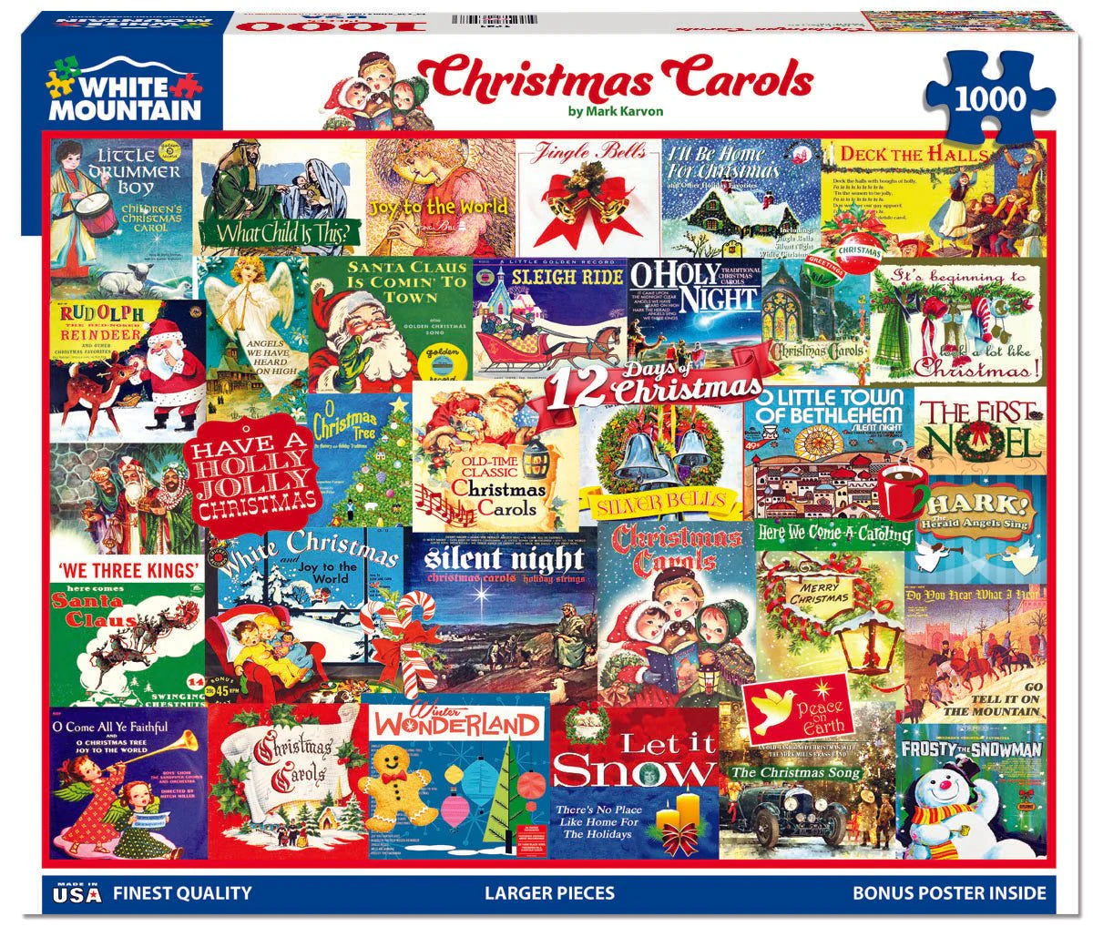 Christmas Carols 1000 Piece Puzzle