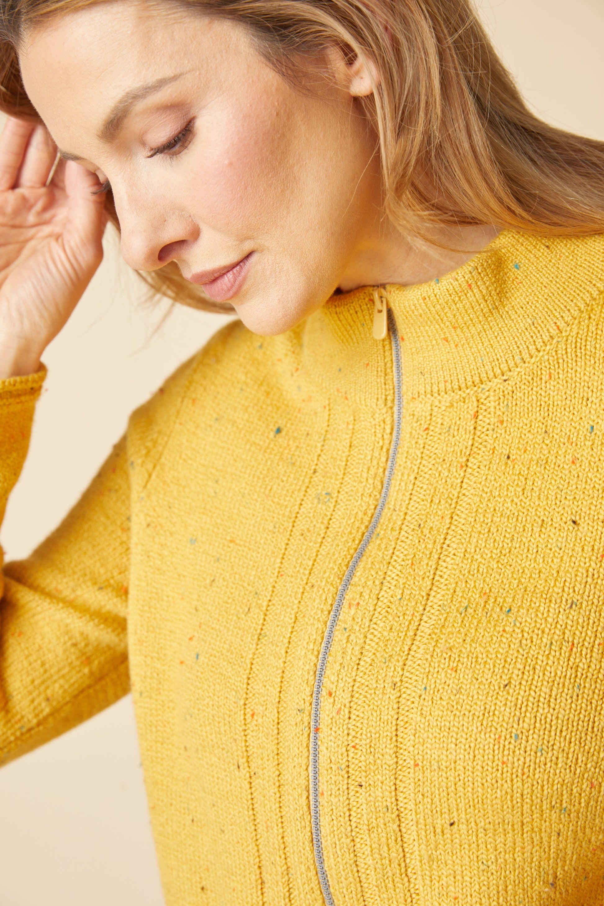 Habitat Harvest Tweed Birchwood Cardigan