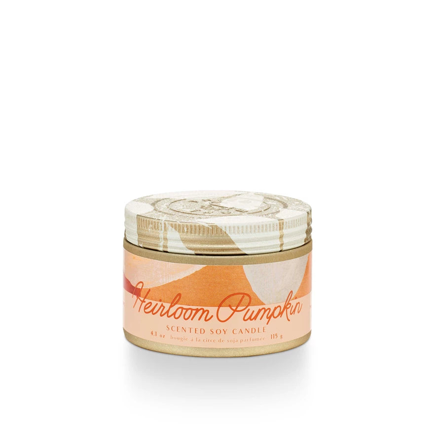 Tried & True Heirloom Pumpkin Small Tin Candle