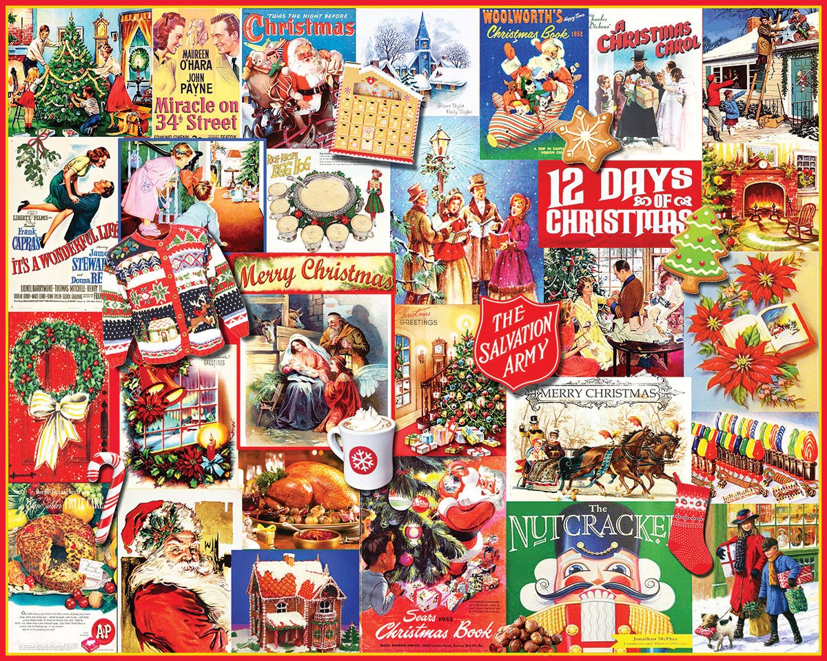 Celebrations of Christmas 1000 Piece Jigsaw Puzzle