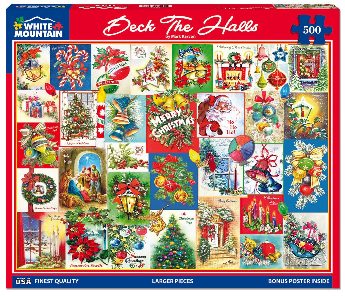 Deck The Halls 500 Piece Jigsaw Puzzle