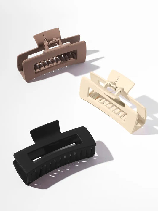 Neutral Luxe Claw Clips