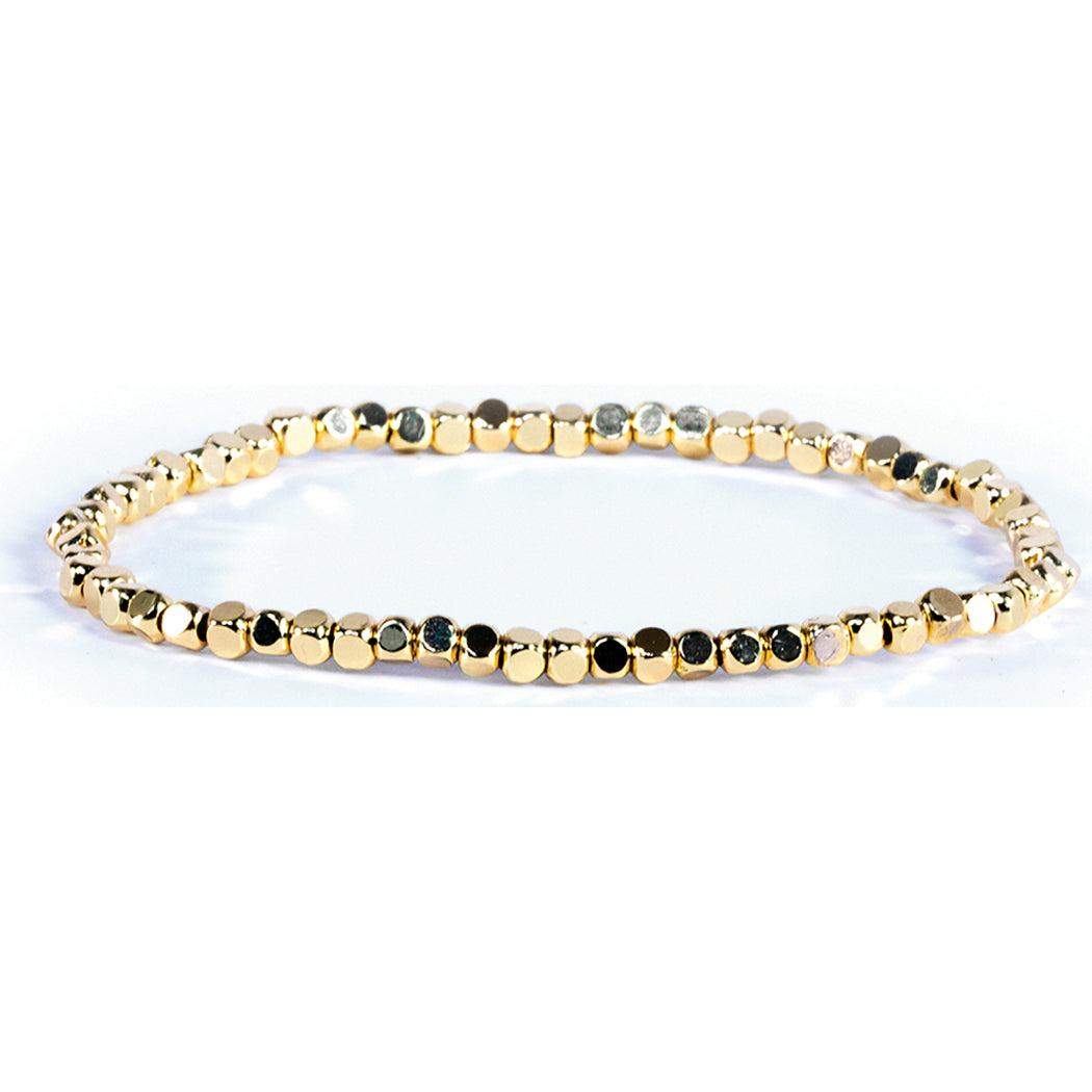 Gold Bead Bracelet