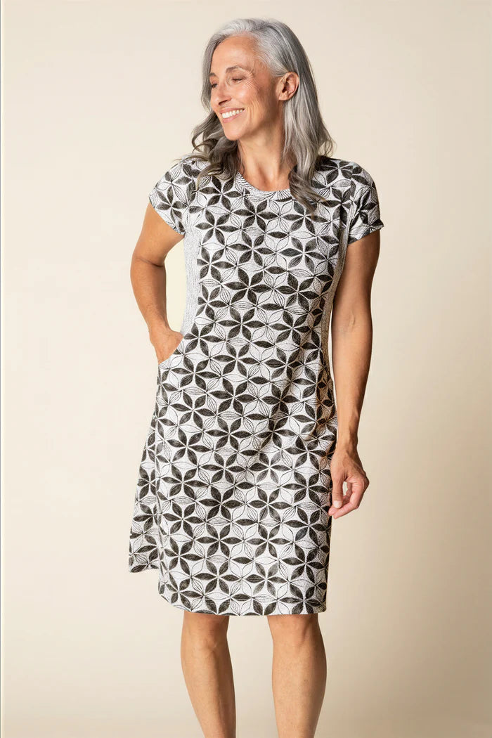 Habitat Fine Lines Pucker Weave Astrid Dress