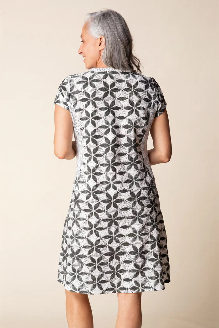 Habitat Fine Lines Pucker Weave Astrid Dress
