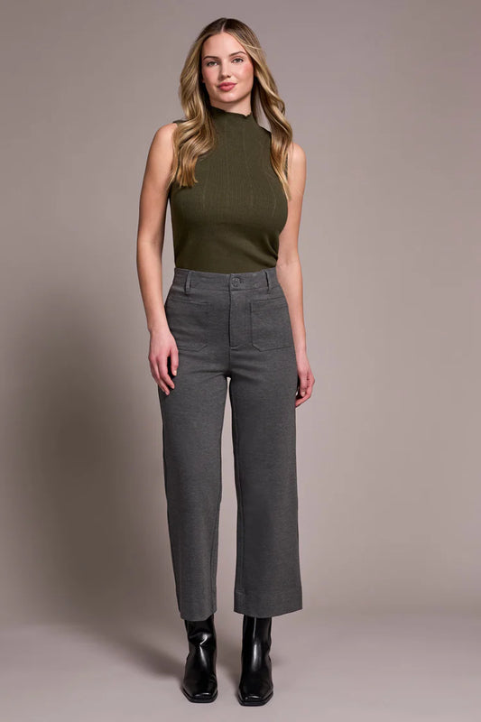 Tribal Signature Every Body Ponte High Rise Capri Pants