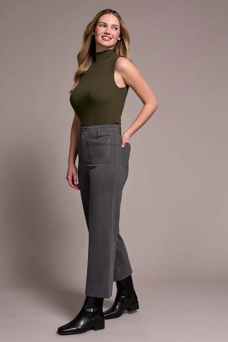 Tribal Signature Every Body Ponte High Rise Capri Pants