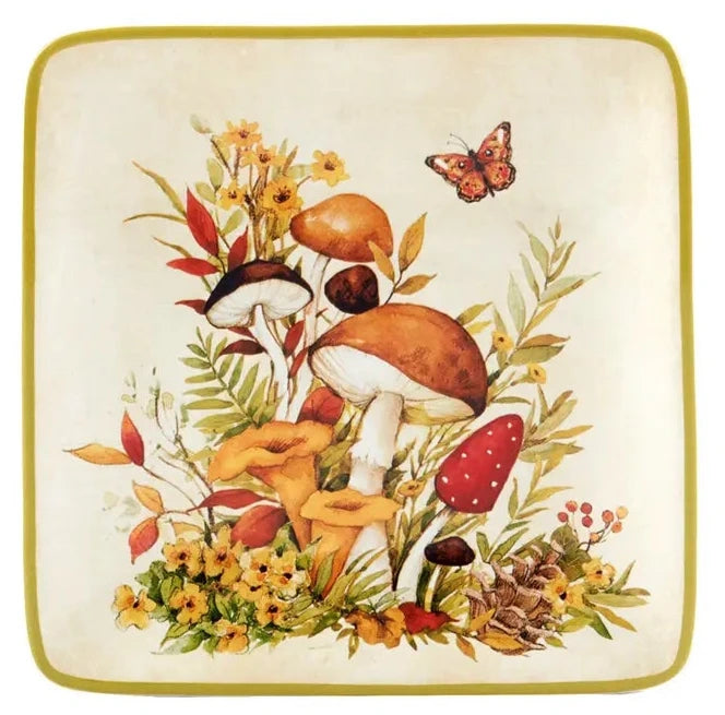 Woodland Critters Fall Canape Plate