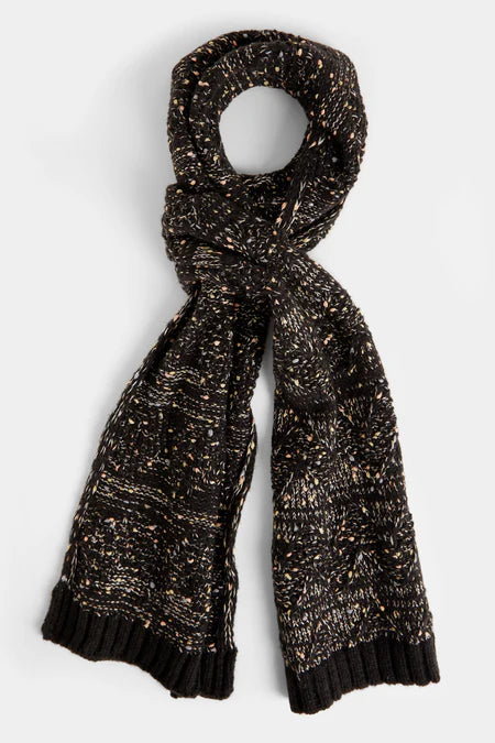 Confetti Scarf Black