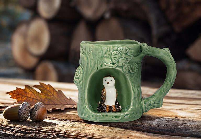 Tree Look Mug with Barn Owl