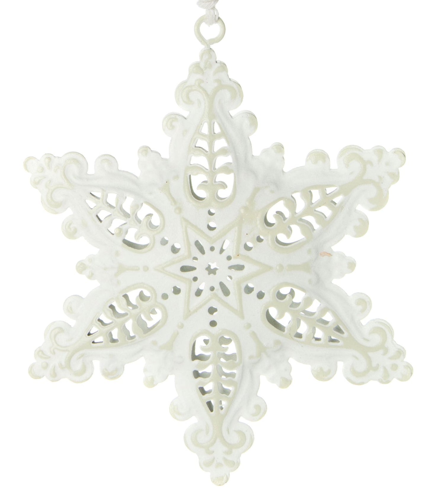 Filligree Metal Snowflake Ornaments