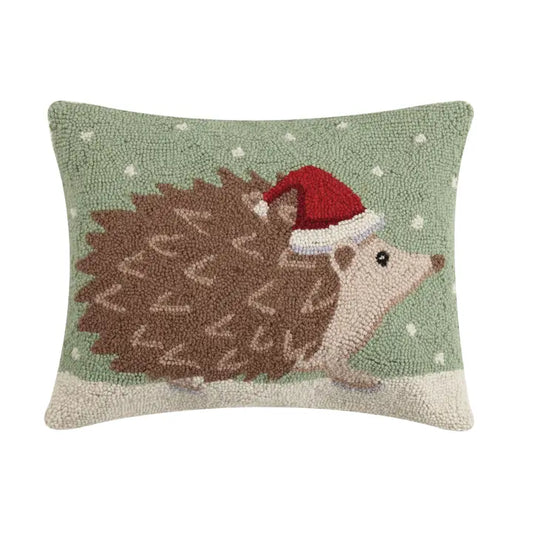 Christmas Hedgehog Hook Pillow