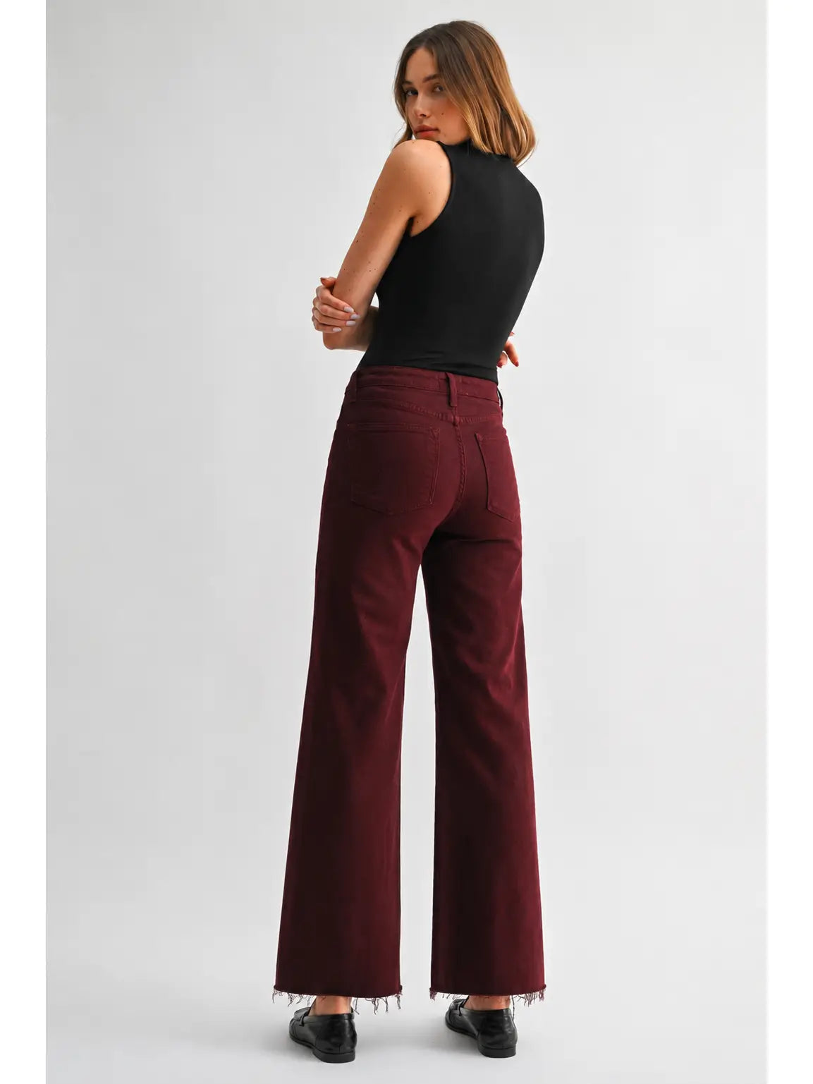 L.T.J. Paola A Line Wide Scissor Cut Jeans