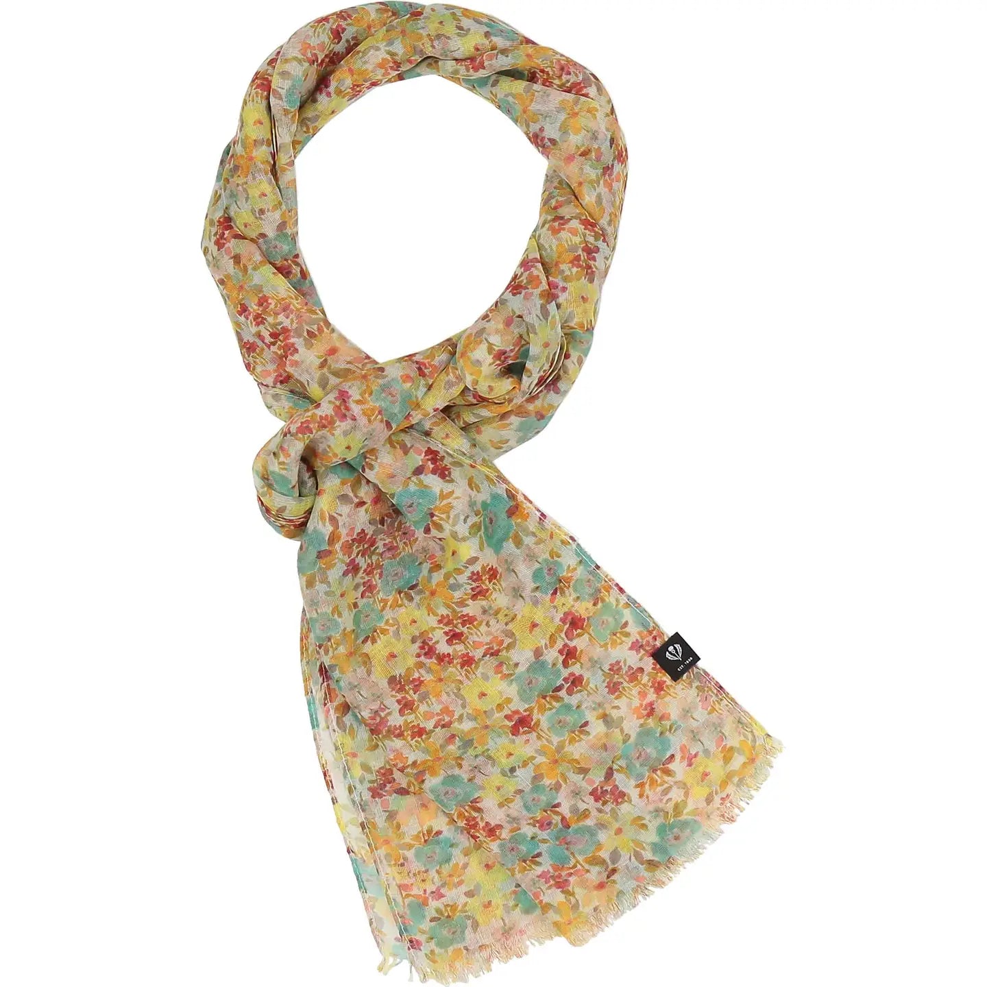 Fraas Mille Fleur Recycled Poly Scarf