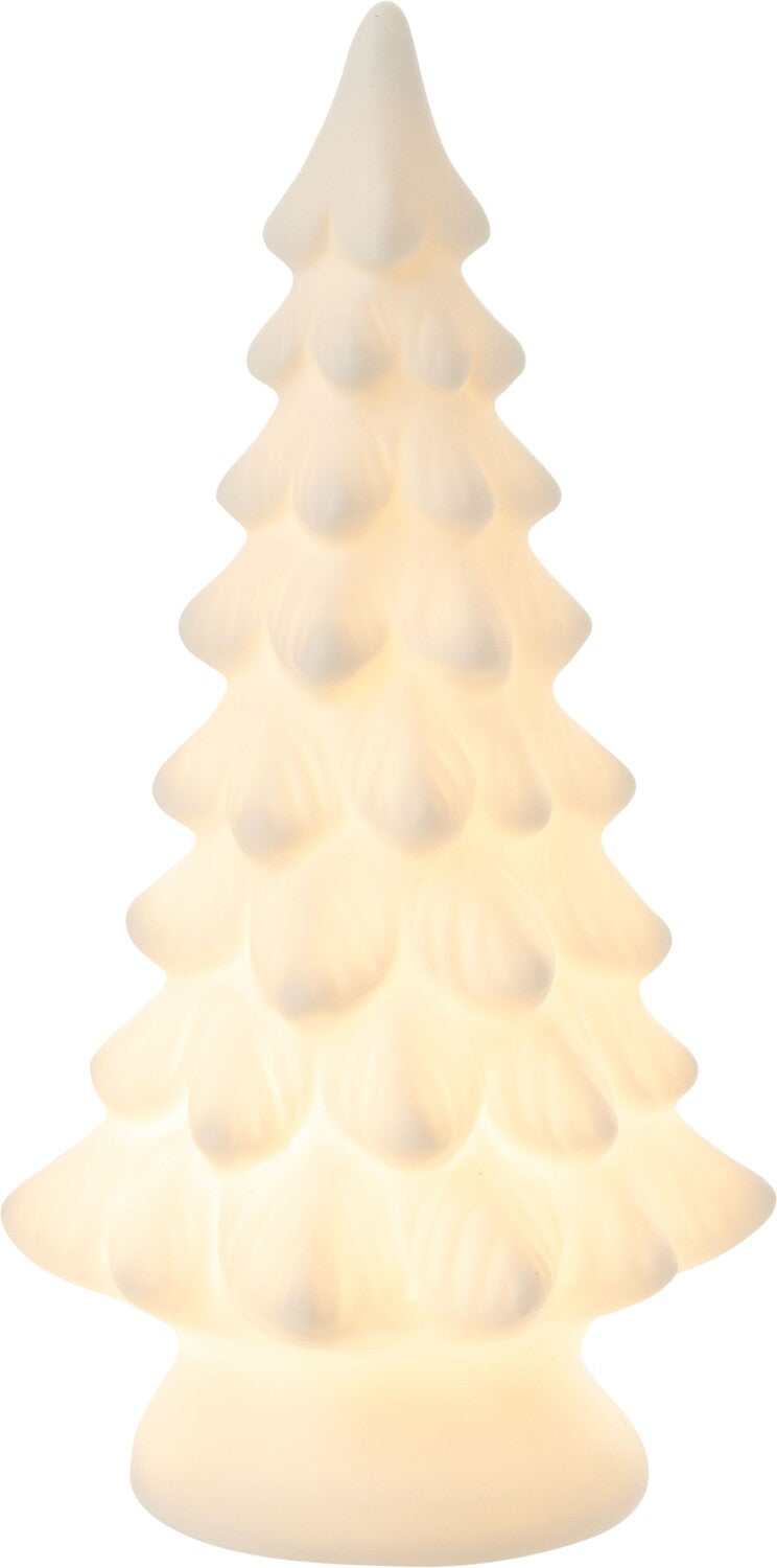 Ceramic Fir Tree With LED Lights