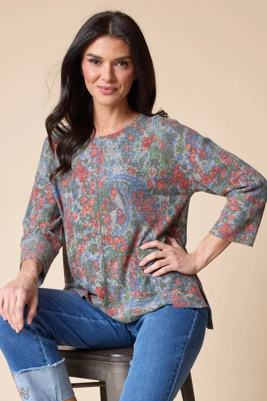 Habitat Super Soft Fleece Paisley Pullover
