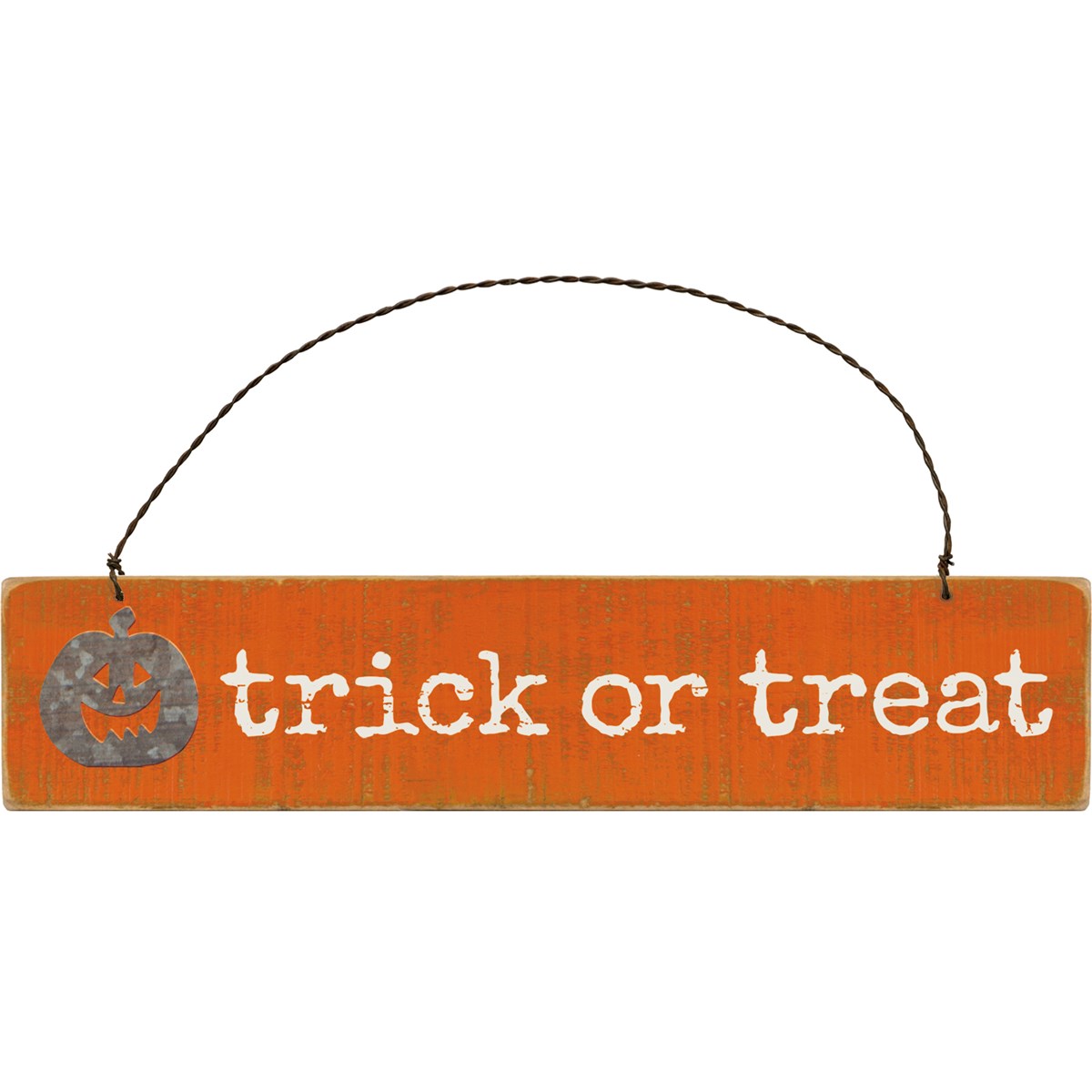 Trick or Treat Slat Ornament