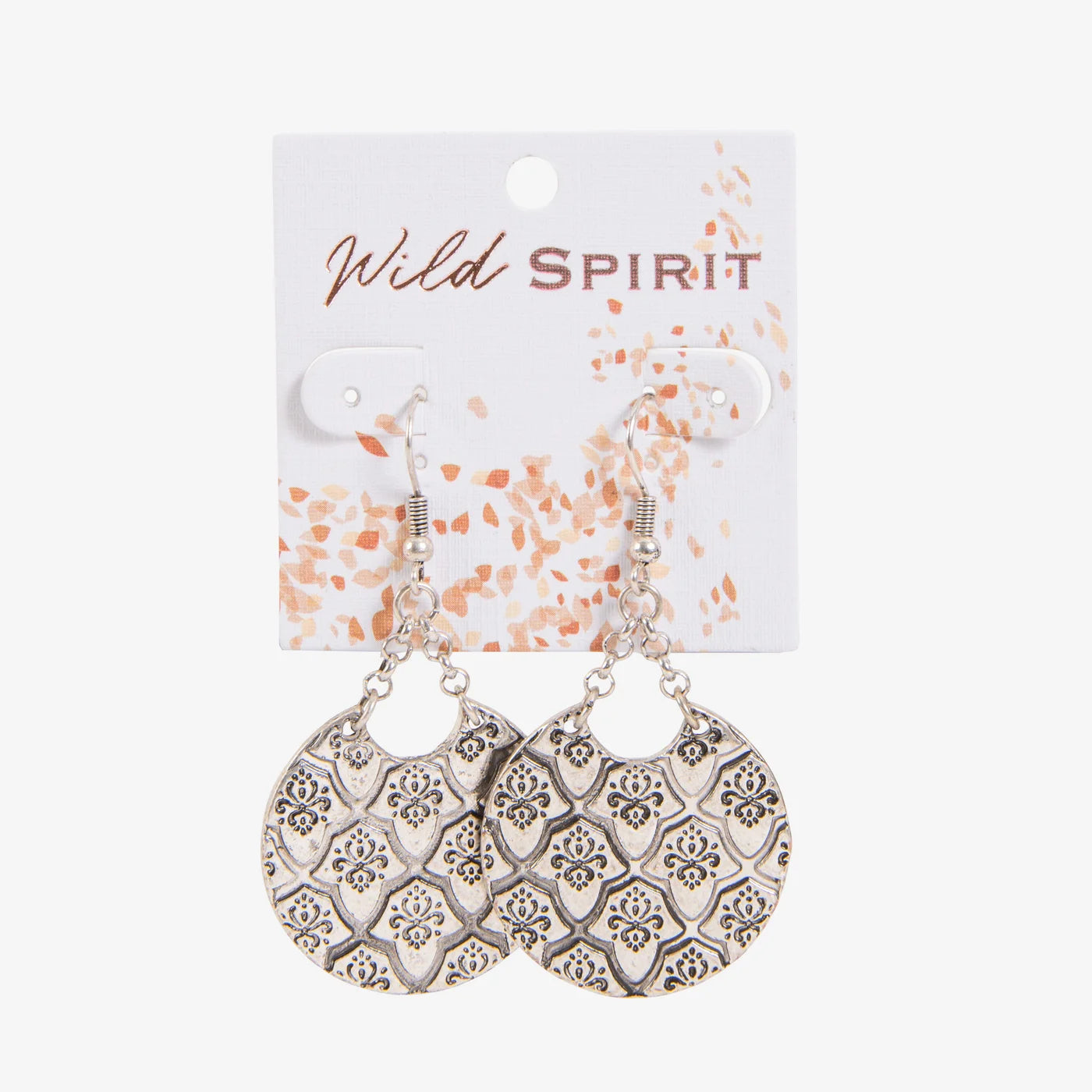 Wild Spirit Disc Drop Earrings