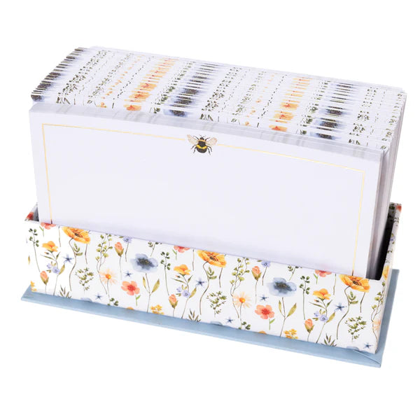 Botanical Bee Boxed Flat Notes