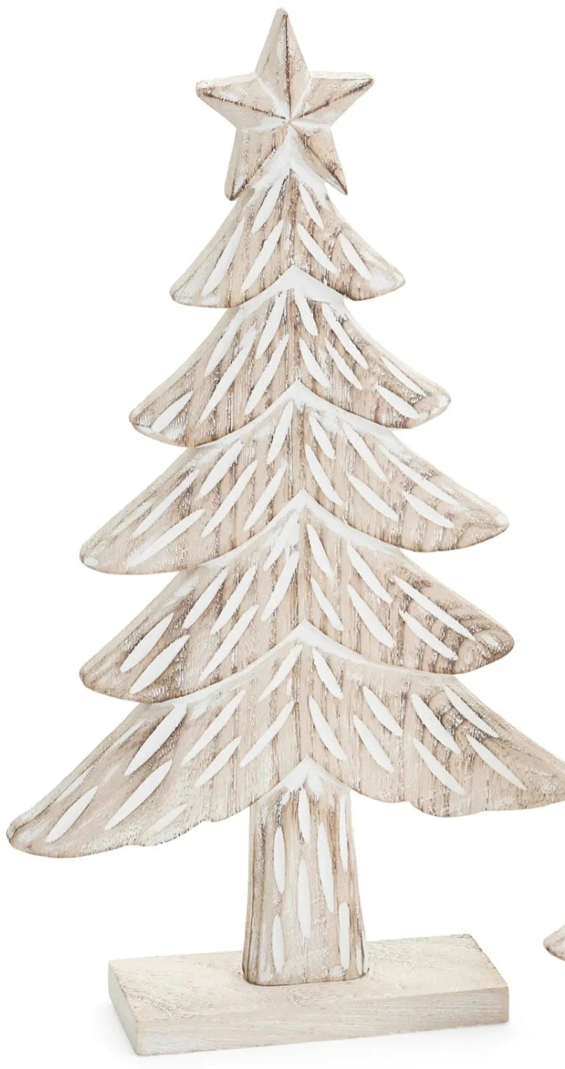 Decorative White Christmas Trees