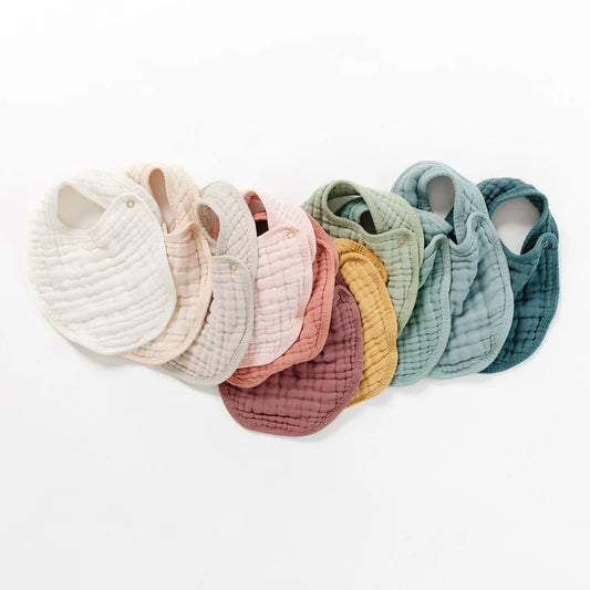 Lou Lou Cloud Muslin Bib 2 Pack