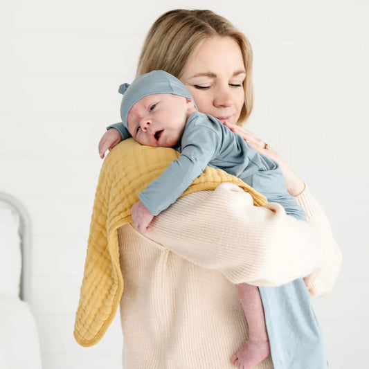 Lou Lou Cloud Muslin Burp Cloth 2 Pack 