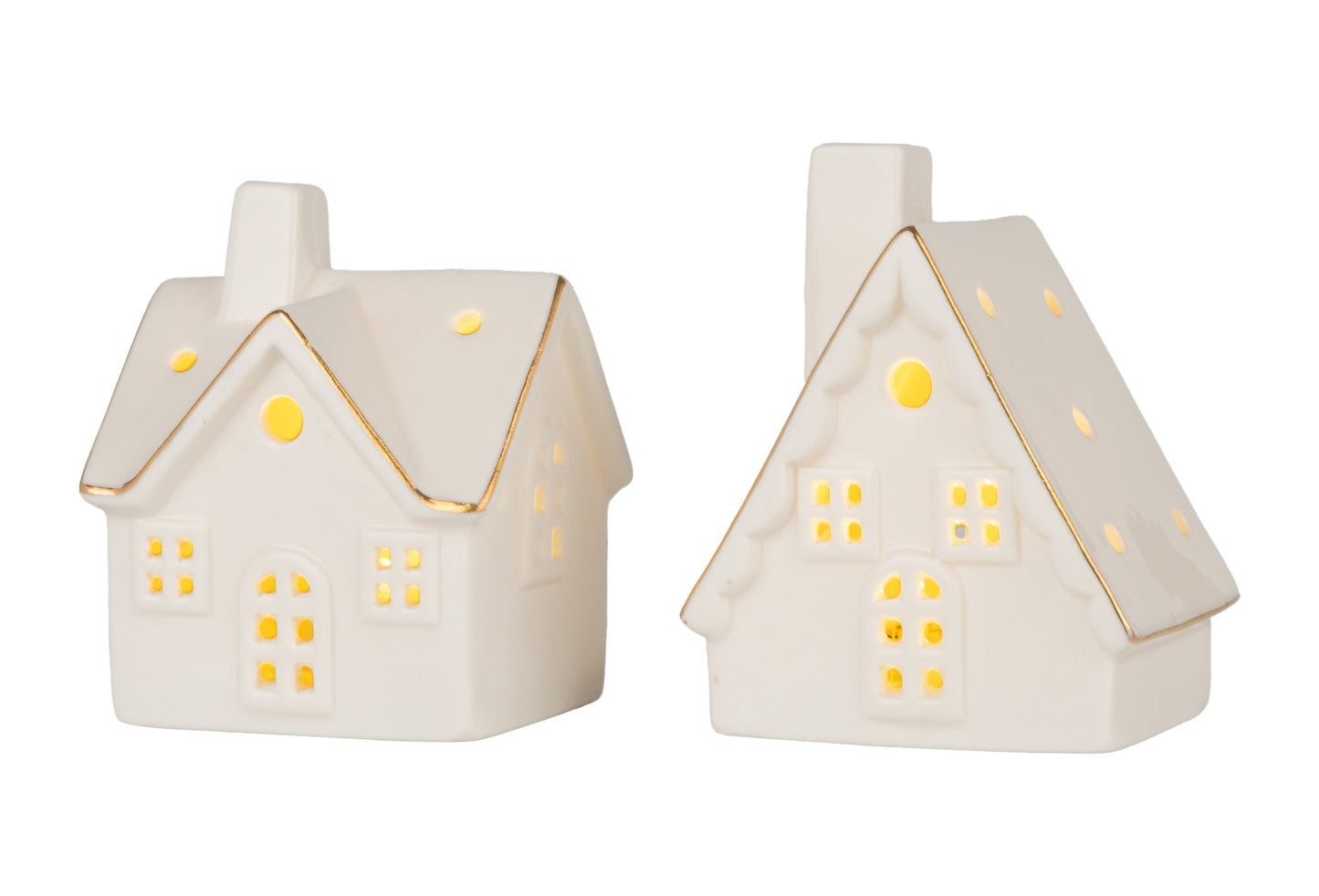 White Ceramic House Table Piece