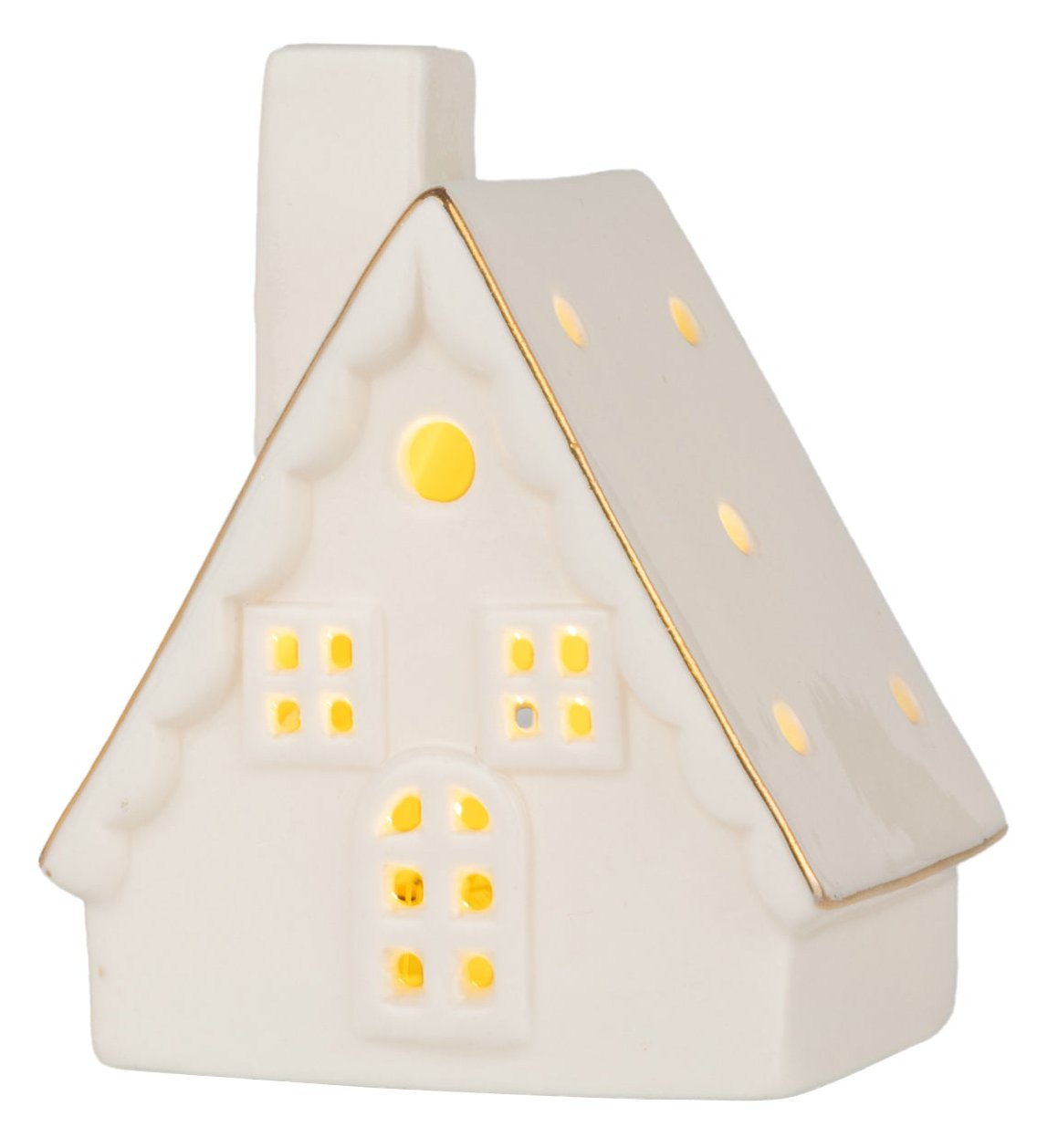 White Ceramic House Table Piece